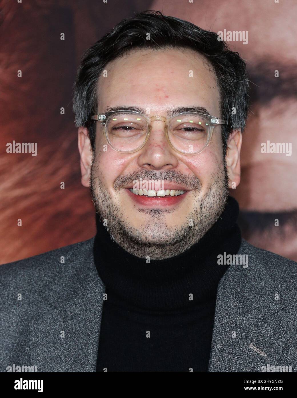 LOS ANGELES, CALIFORNIE, États-Unis - DÉCEMBRE 06 : l'acteur Nelson Franklin arrive à la première de Los Angeles d'Amazon Studios 'étant les Ricardos' tenue à l'Academy Museum of Motion Pictures le 6 décembre 2021 à Los Angeles, Californie, États-Unis.(Photo de Xavier Collin/image Press Agency/Sipa USA) Banque D'Images