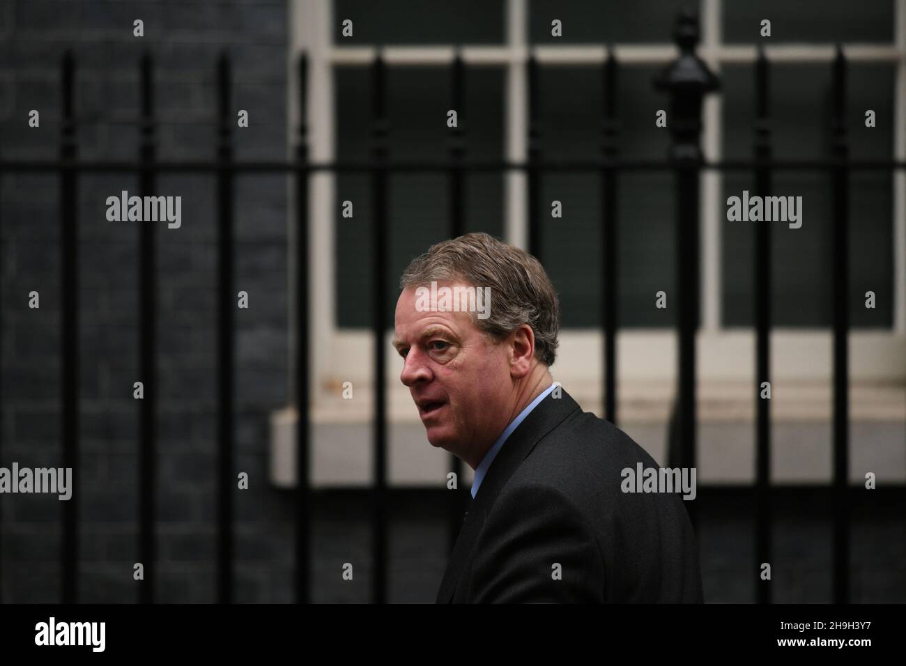 Downing Street, Londres, Royaume-Uni.7 décembre 2021.Alister Jack MP, secrétaire d'État pour l'Écosse, à Downing Street pour une réunion hebdomadaire du cabinet.Crédit : Malcolm Park/Alay Live News. Banque D'Images