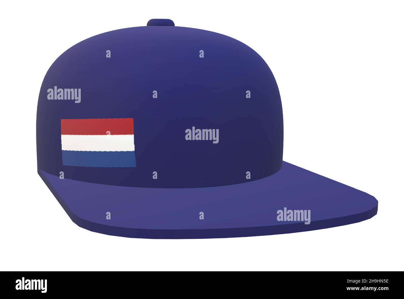 Casquette de baseball nationale des pays-Bas Illustration de Vecteur