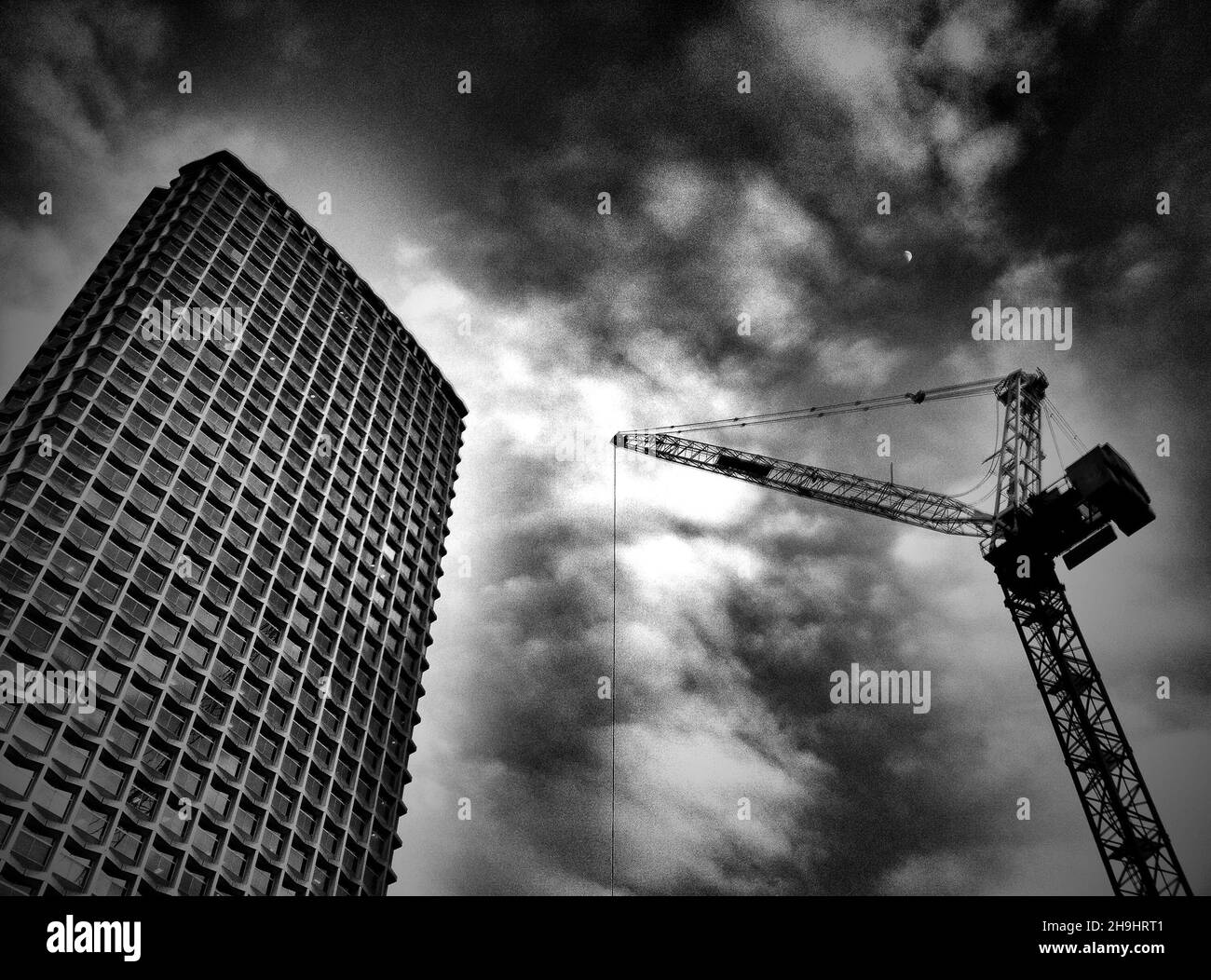 Centre point : une des séries d'images de Londres prises et traitées avec l'iPhone Banque D'Images