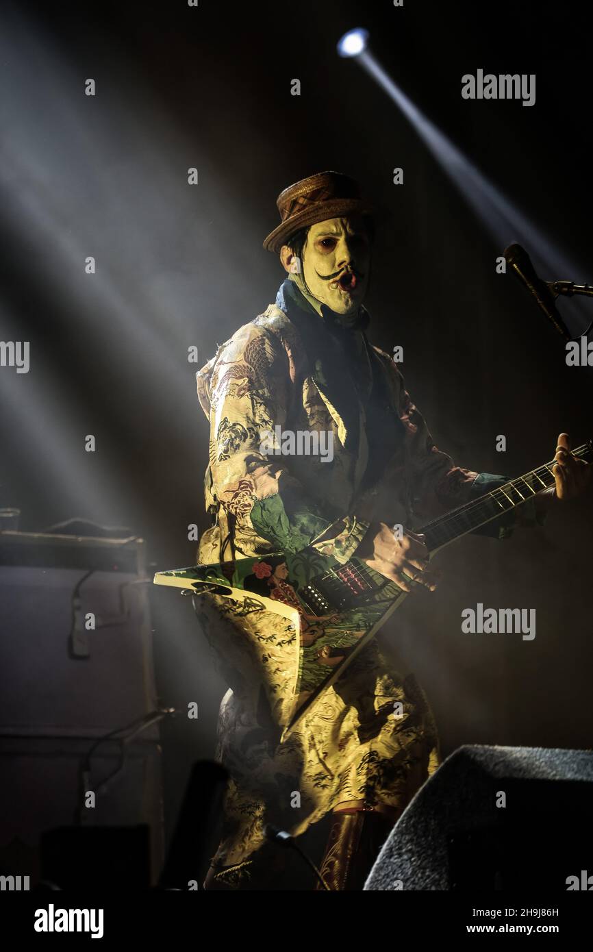 WES Borland de Limp Bizkit au Reading Festival 2015 Banque D'Images