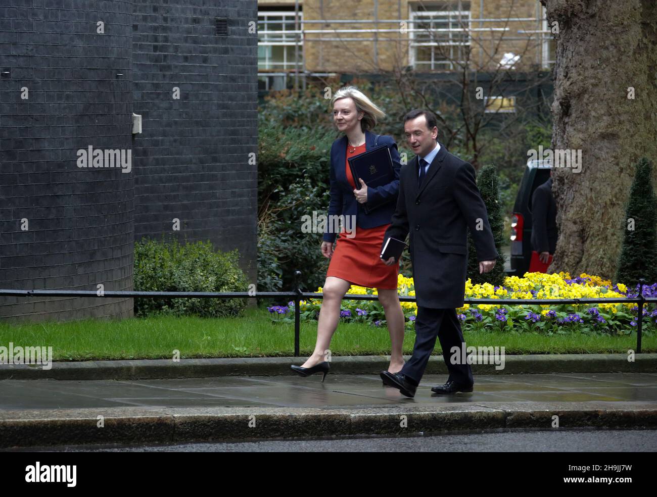 Les ministres arrivent pour une réunion prébudgétaire du cabinet au 11 Downing Street, à Londres.Date de la photo : mercredi 8 mars 2017.Le crédit photo devrait se lire: Richard Gray/EMPICS Entertainment Banque D'Images