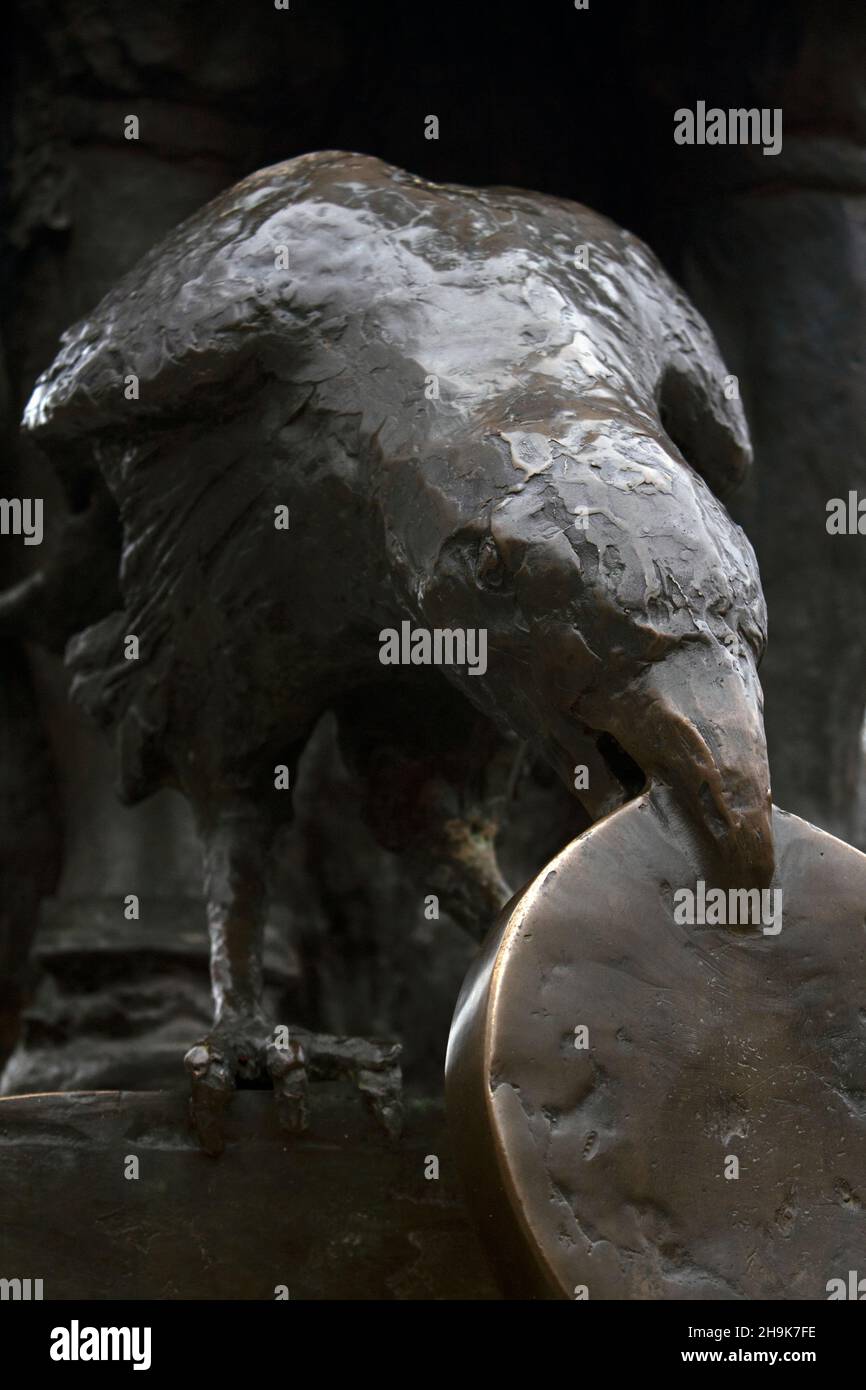 Statue de Jean de la Fontaine jardin du Ranelagh Passy Paris France