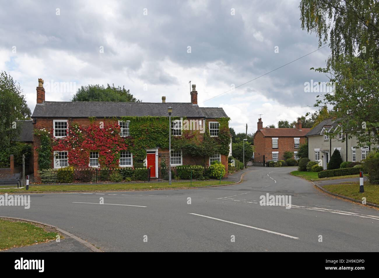 Super-réducteur maison couverte à Wysall, Nottingham. Banque D'Images