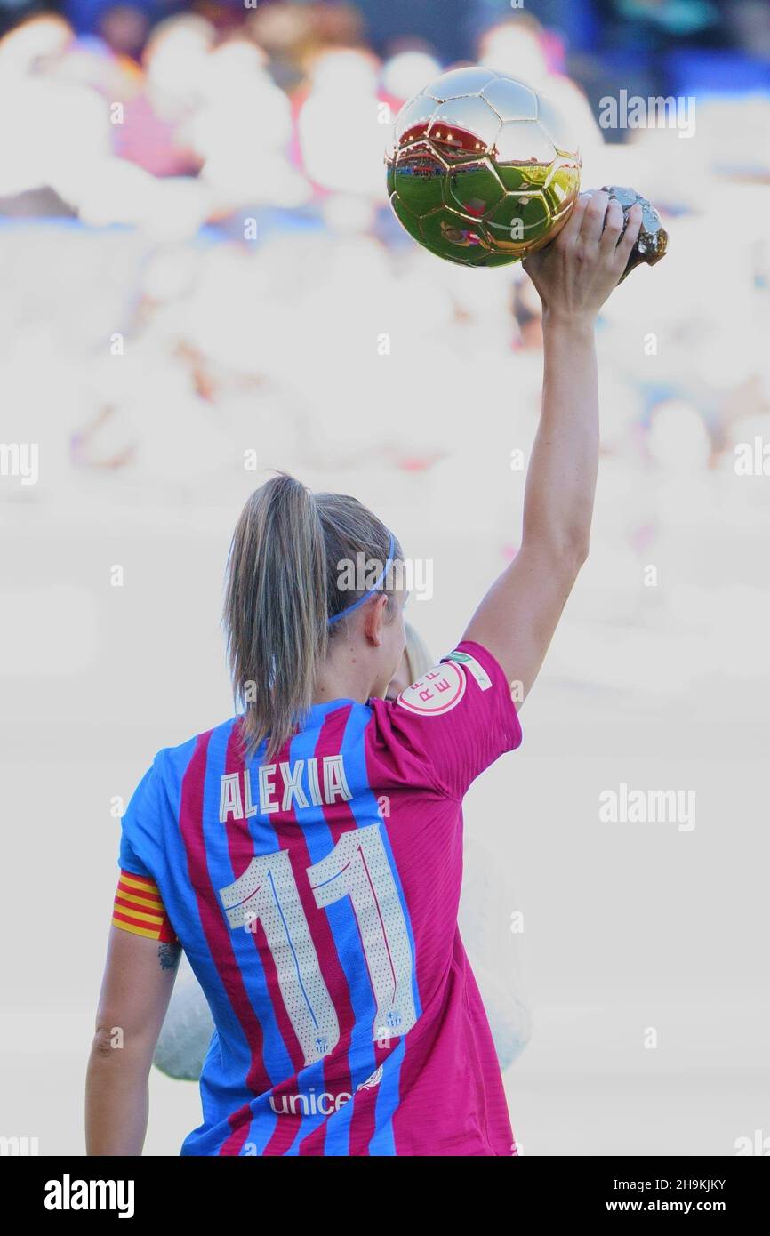 4th décembre 2021 ; Stade Estadi Johan Cruyff, Barcelone, Espagne: Primera Division Womens football, FC Barcelone versus Atletico Bilbao: Picture show Banque D'Images