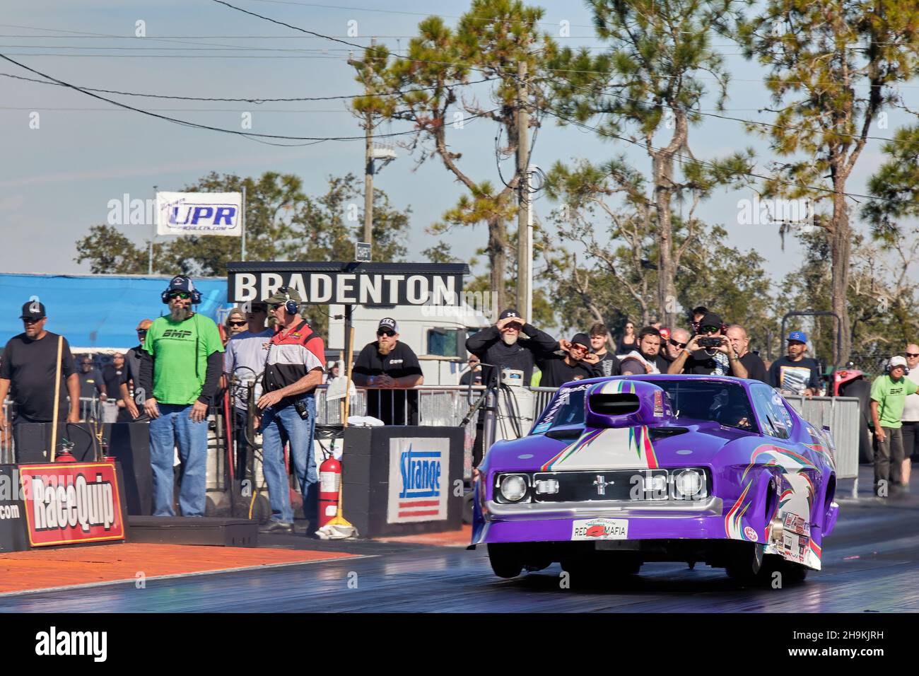 50th Snowbird Outlaw Nationals.Pro Mod Shootout, Pro275, X275, Outlaw 632, Ultra Street,LDR.Voitures de course de dragsters. Banque D'Images
