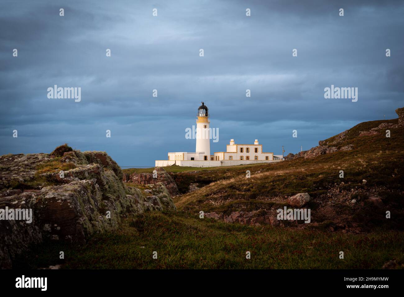 Côte de Melvaig Banque D'Images