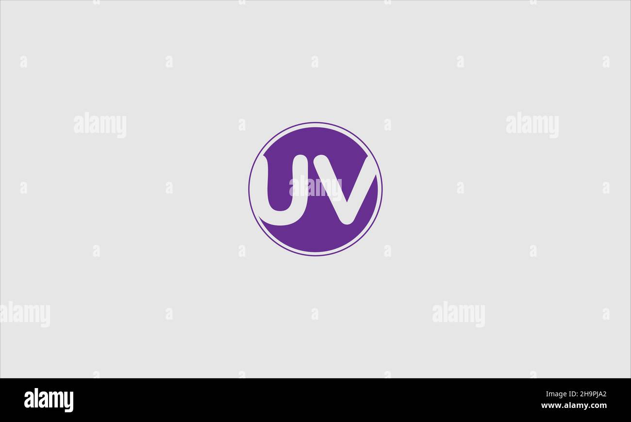 Lettre de bannière en majuscules avec cercle logo UV Illustration vectorielle Illustration de Vecteur