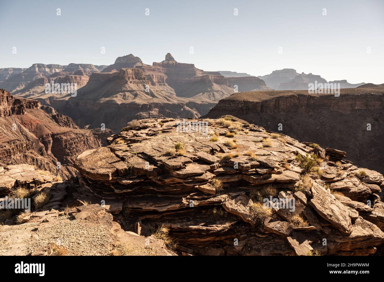 Vue à la fin de plateau point dans le parc national du Grand Canyon Banque D'Images