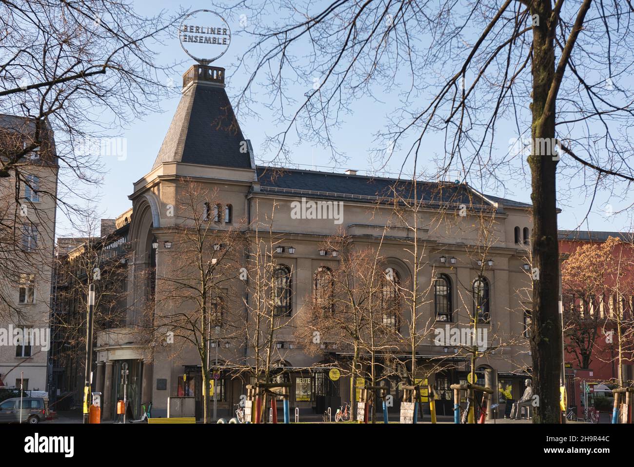 Allemagne, Allemagne, Berlin, Hauptstadt, capitale,Schiffbauerdamm, Bertolt Brecht, Berliner ensemble, Théâtre, DDR-Bau, Banque D'Images