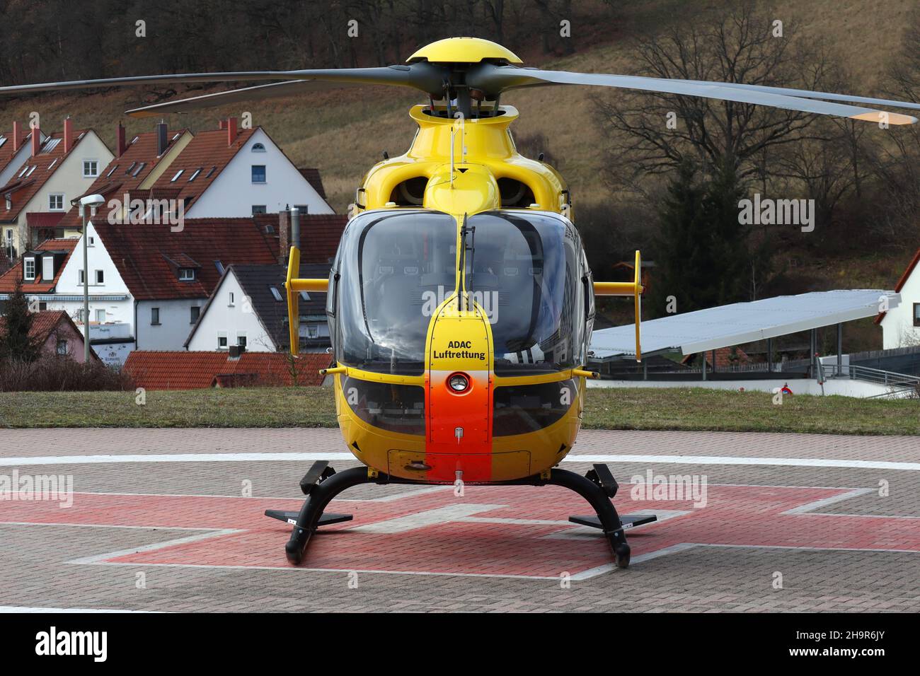 Hélicoptère de sauvetage ADAC Banque D'Images