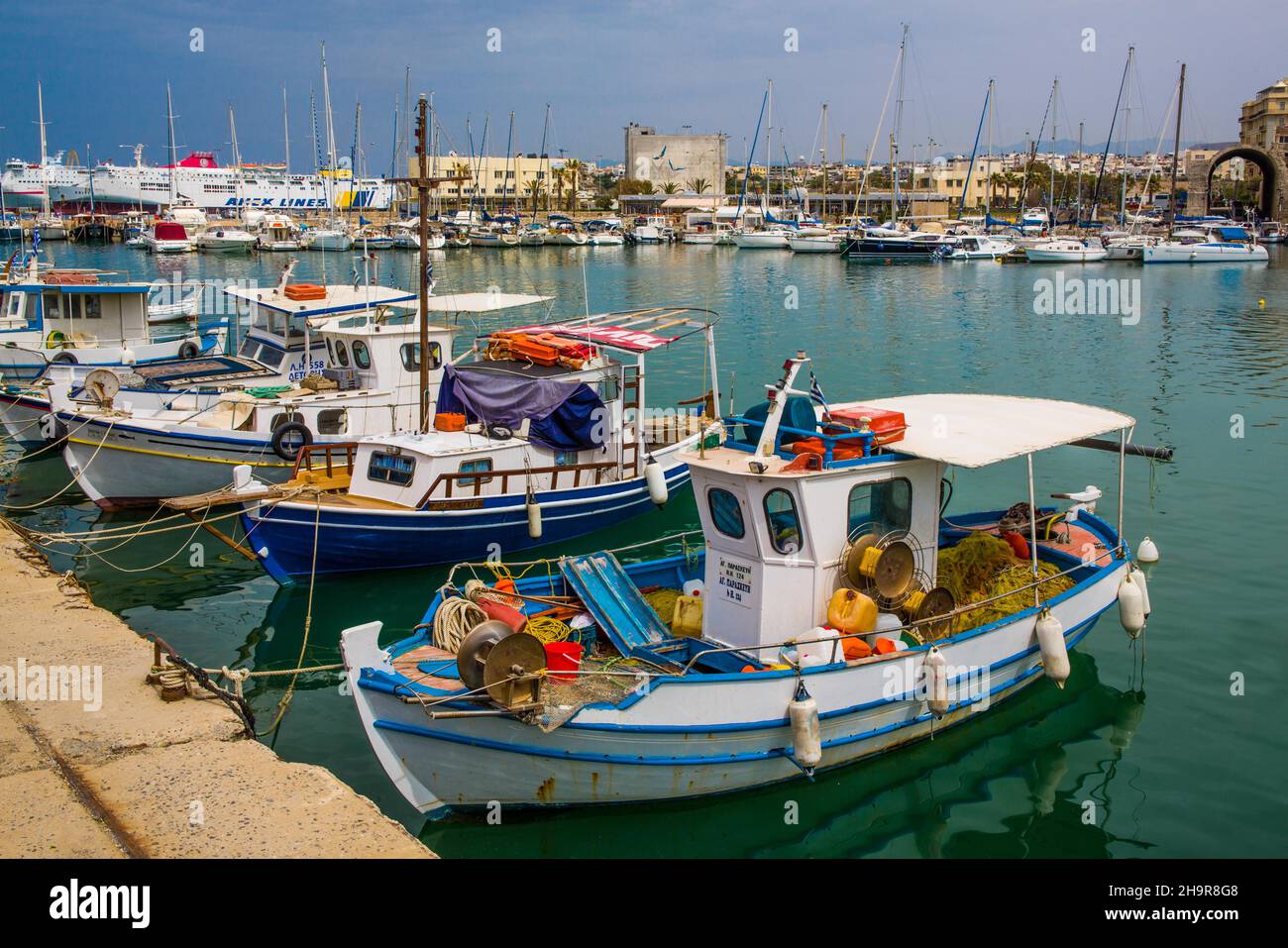 Port d'Héraklion Banque D'Images