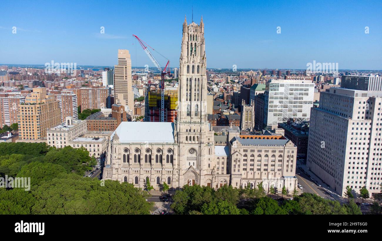 Riverside Church, Morningside Heights, Manhattan, NY Banque D'Images