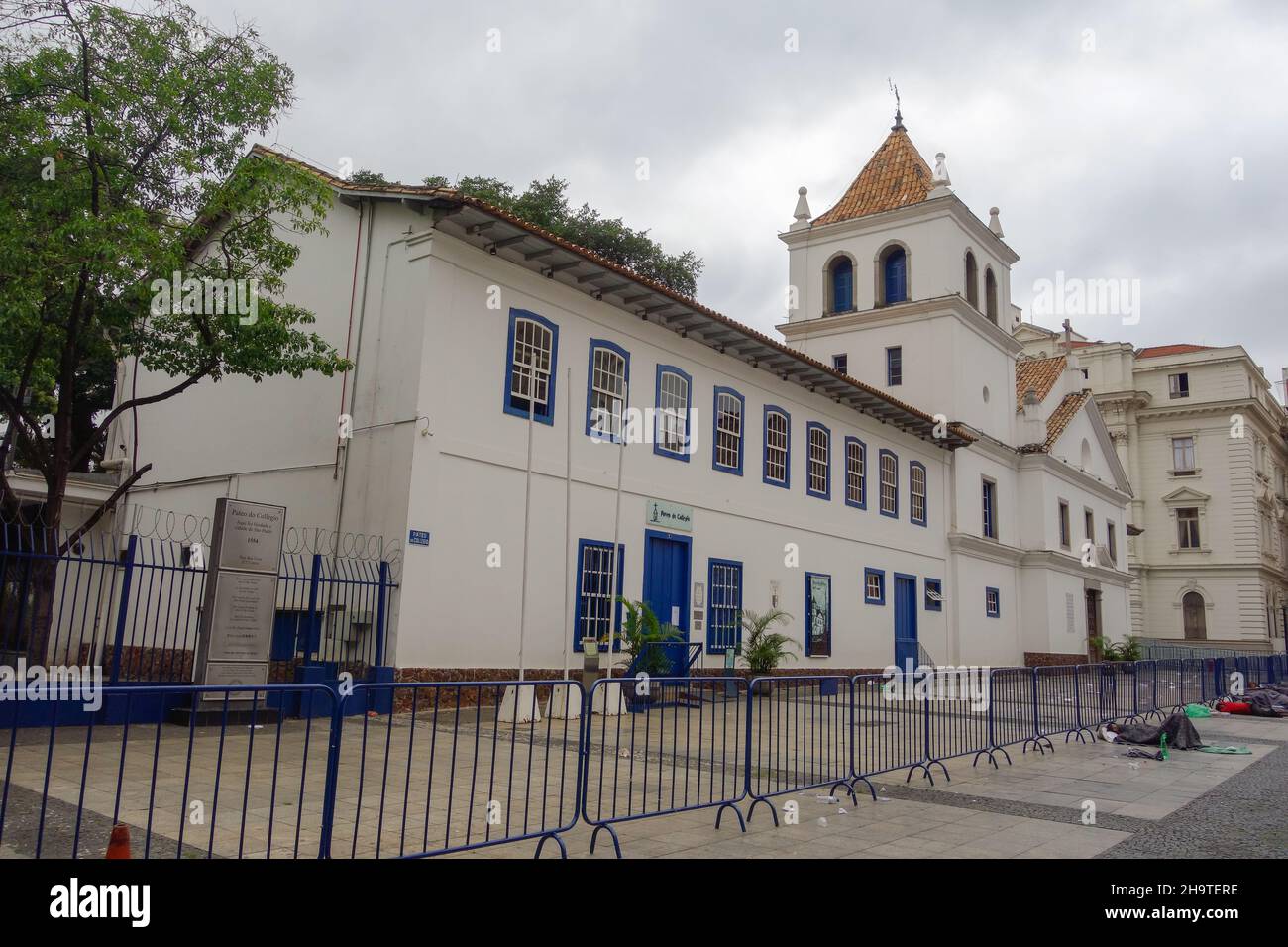 SAO PAULO, BRÉSIL - 30 octobre 2021 : une belle photo du bâtiment patio do Colegio dans le centre-ville de Sao Paulo. Banque D'Images