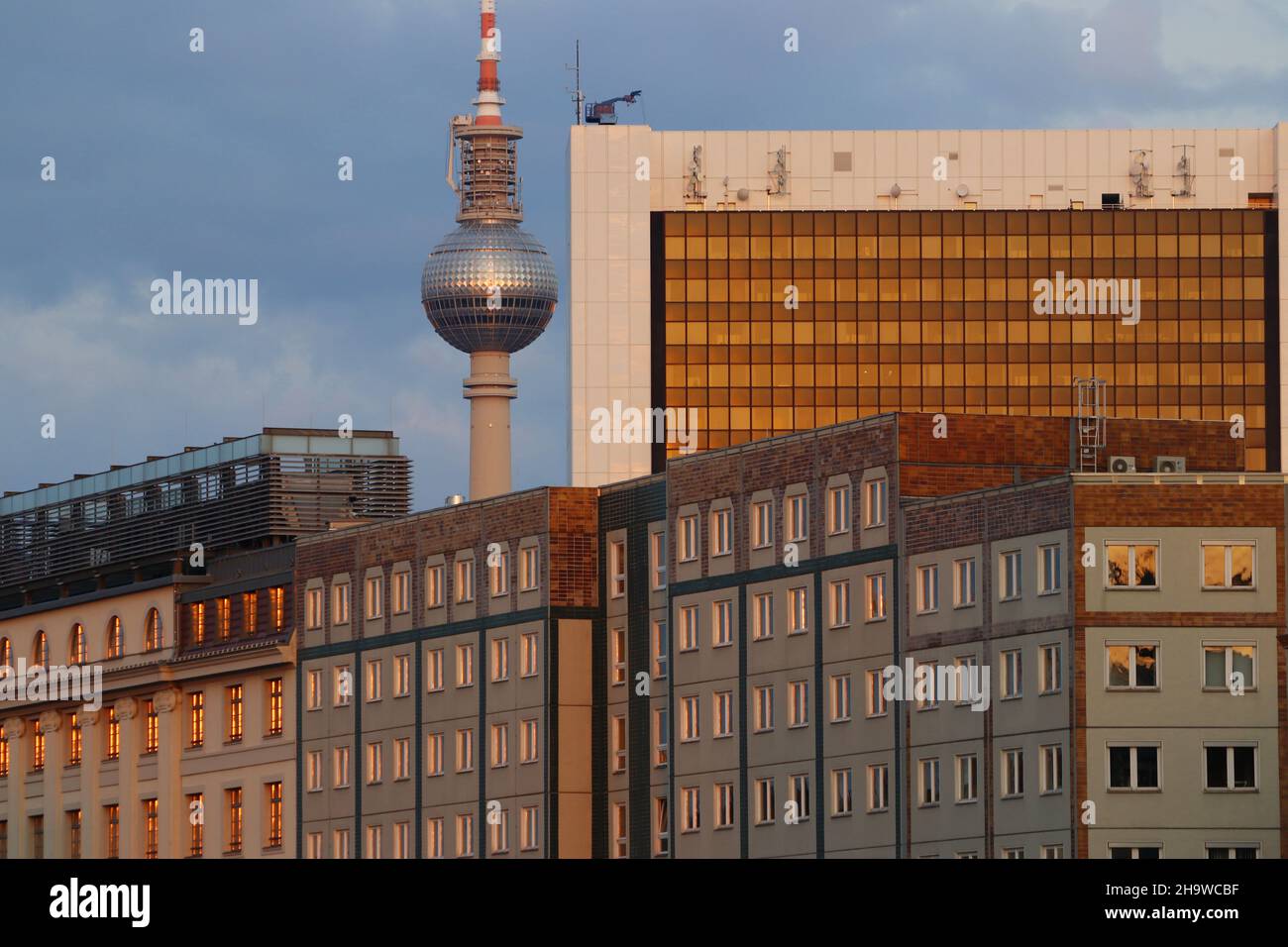 Fernsehturm, Berlin (nur fuer redaktionelle Verwendung. Keine Werbung. Banque de référence : http://www.360-berlin.de. © Jens Knappe. Bildquellennachwei Banque D'Images