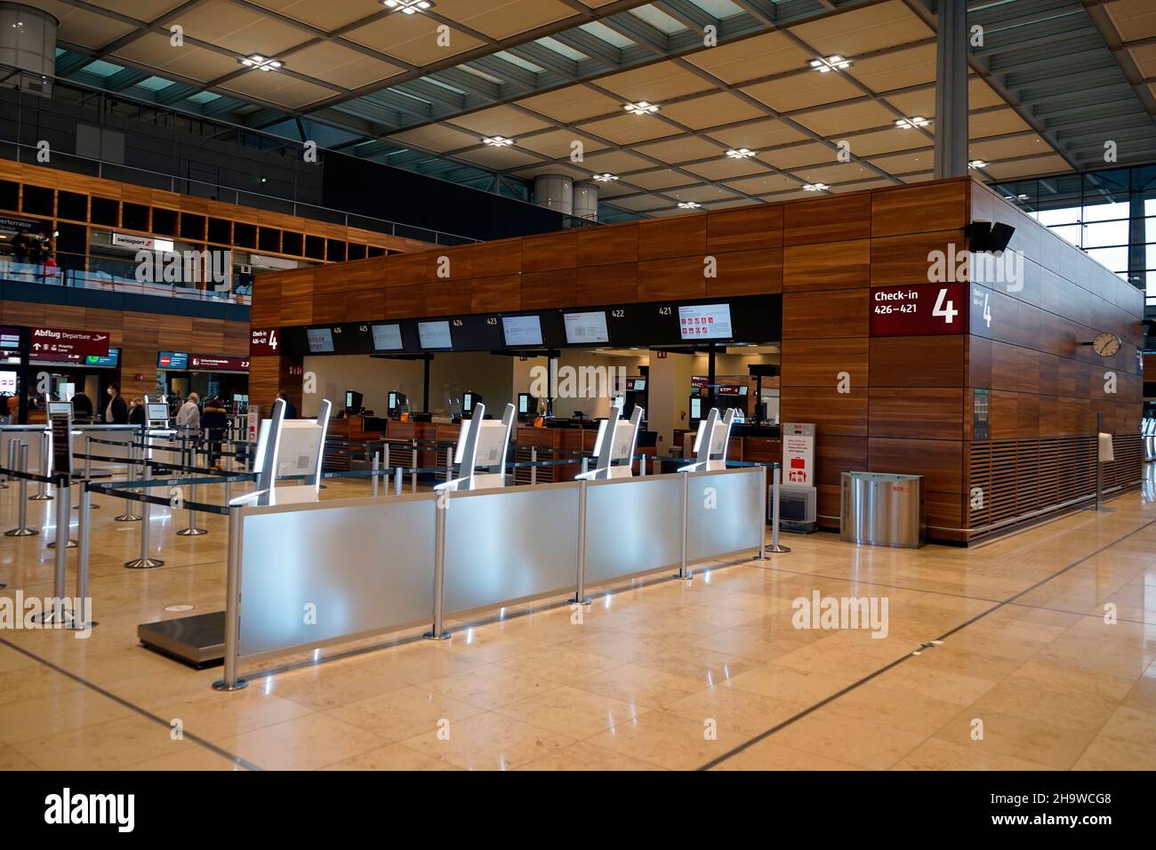 Impressionen: Der neu eroeffnete Flughafen 'BER Berlin Brandenburg Willy Brandt', Berlin (nur fuer redaktionelle Verwendung. Keine Werbung. Référence Banque D'Images