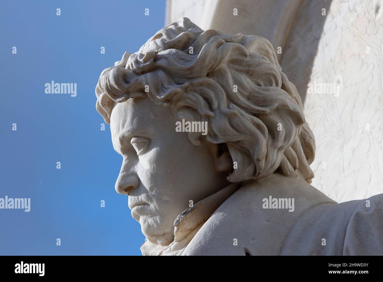 Ludwig van Beethoven-Denkmal, Berlin (nur fuer redaktionelle Verwendung. Keine Werbung. Banque de référence : http://www.360-berlin.de. © Jens Knappe. B Banque D'Images