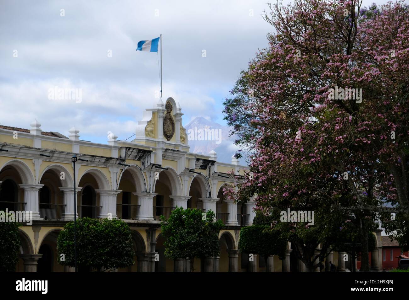 Guatemala Antigua Guatemala - Palacio de los Capitanes Generales Banque D'Images