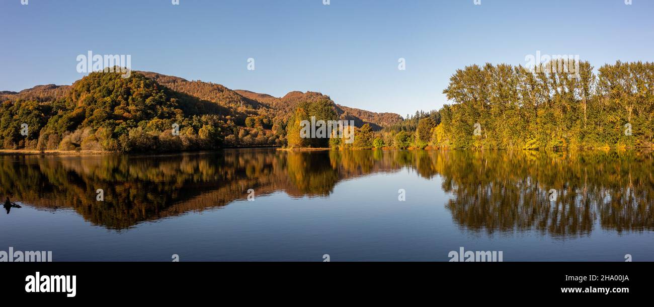 Loch Faskally, Pitlochry, Écosse, Royaume-Uni Banque D'Images