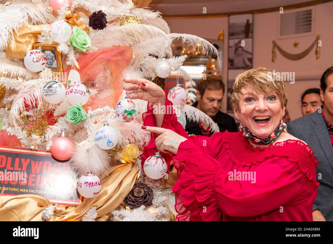 Los Angeles, États-Unis.08th décembre 2021.Alison Arngrim assiste À Une célébration très spéciale de Noël de Noël de la coupe d'arbre de fête au Hollywood Museum, Los Angeles, CA le 8 décembre 2021 crédit: Eugene Powers/Alamy Live News Banque D'Images