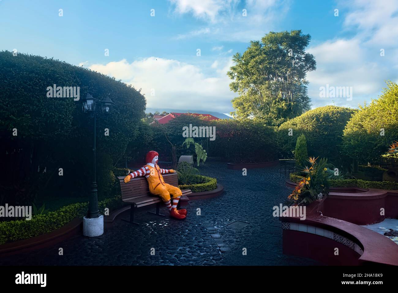 Ronald McDonald à Antigua, Guatemala Banque D'Images