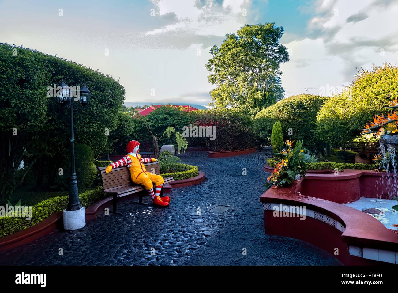 Ronald McDonald à Antigua, Guatemala Banque D'Images