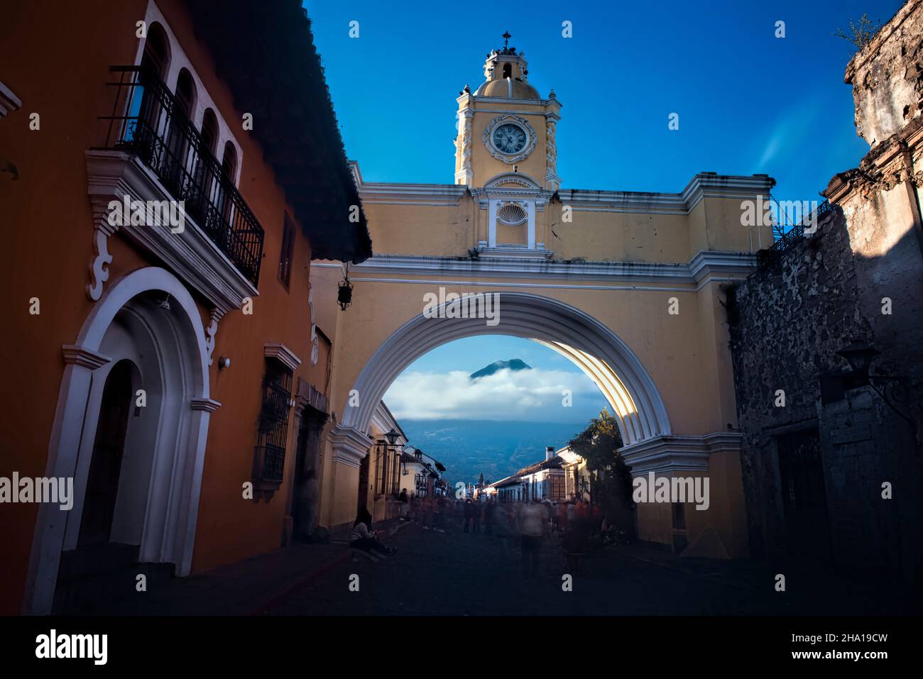 Arc de Santa Catalina, Antigua, Guatemala Banque D'Images