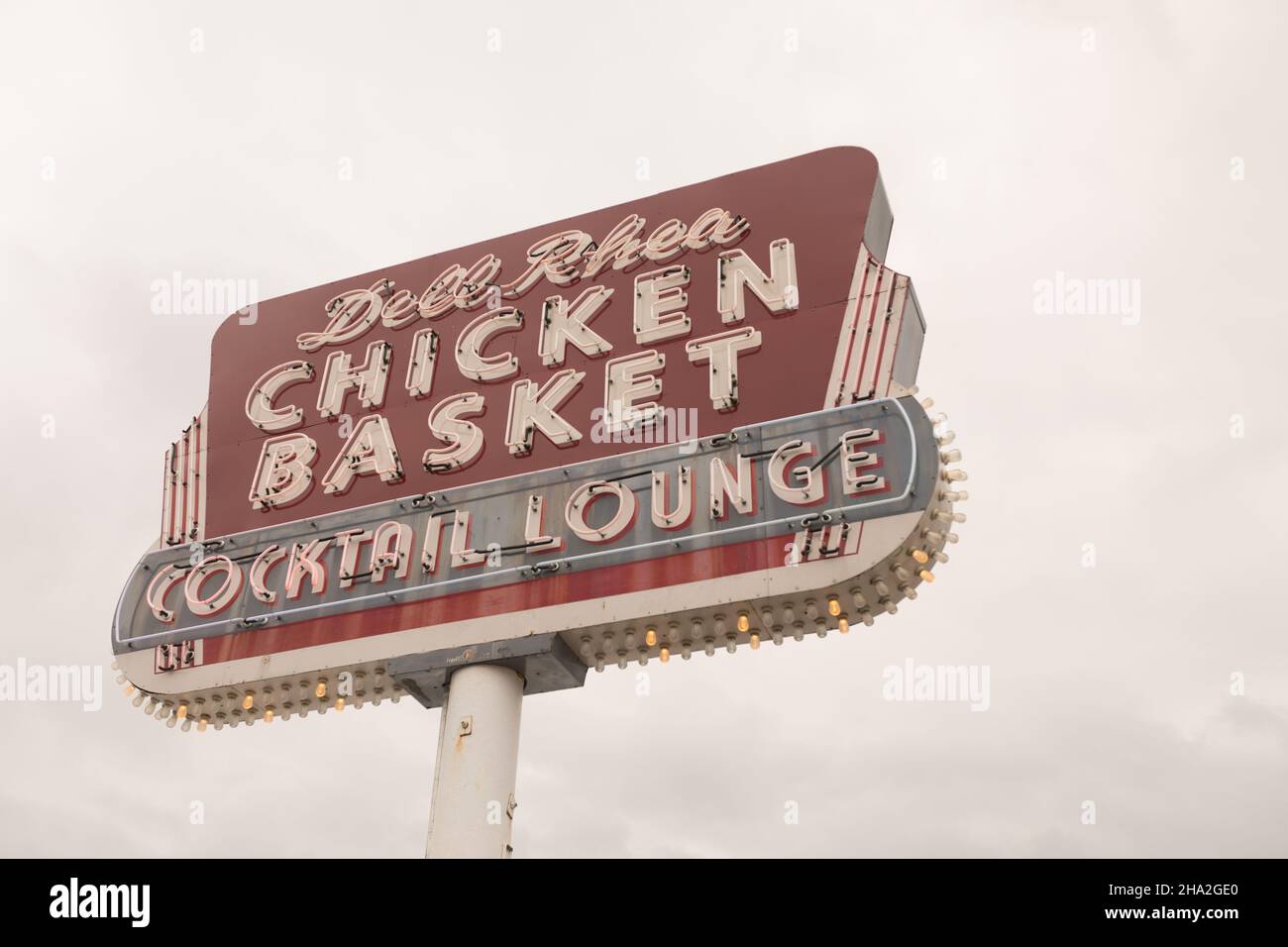 Willowbrook, il, panier de poulet Dell Rhea's, Banque D'Images