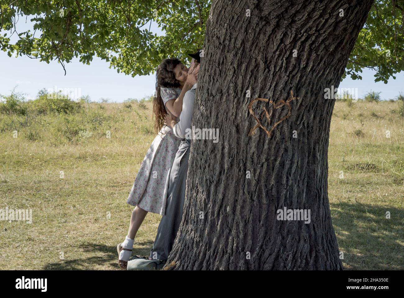 L'année de l'Histoire de l'Amour : 2016 Canada / France / Roumanie Directeur : Radu Mihaileanu Gemma Arterton, Mark Rendall Banque D'Images