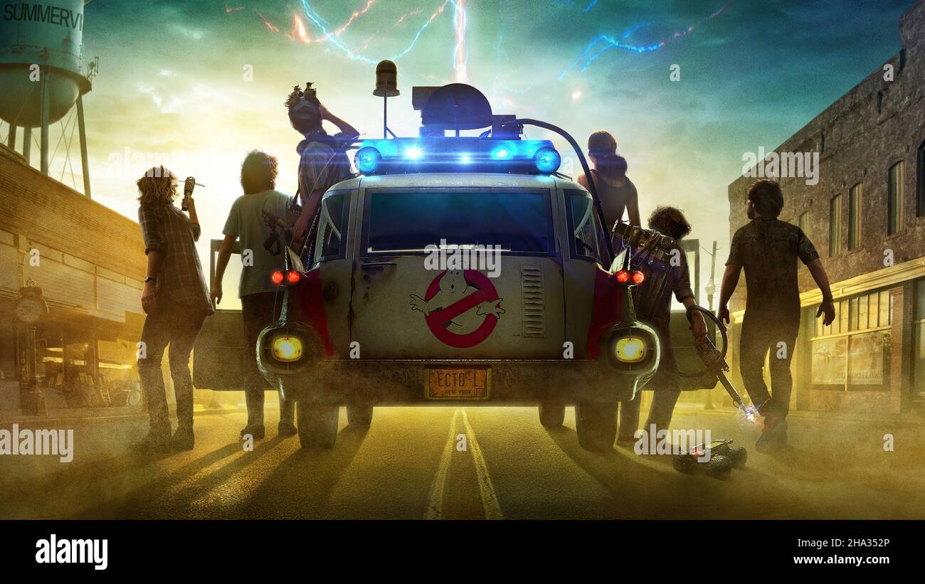 Ghostbusters: Afterlife année : 2021 Etats-Unis Directeur : Jason Reitman Poster (Key Art) Banque D'Images