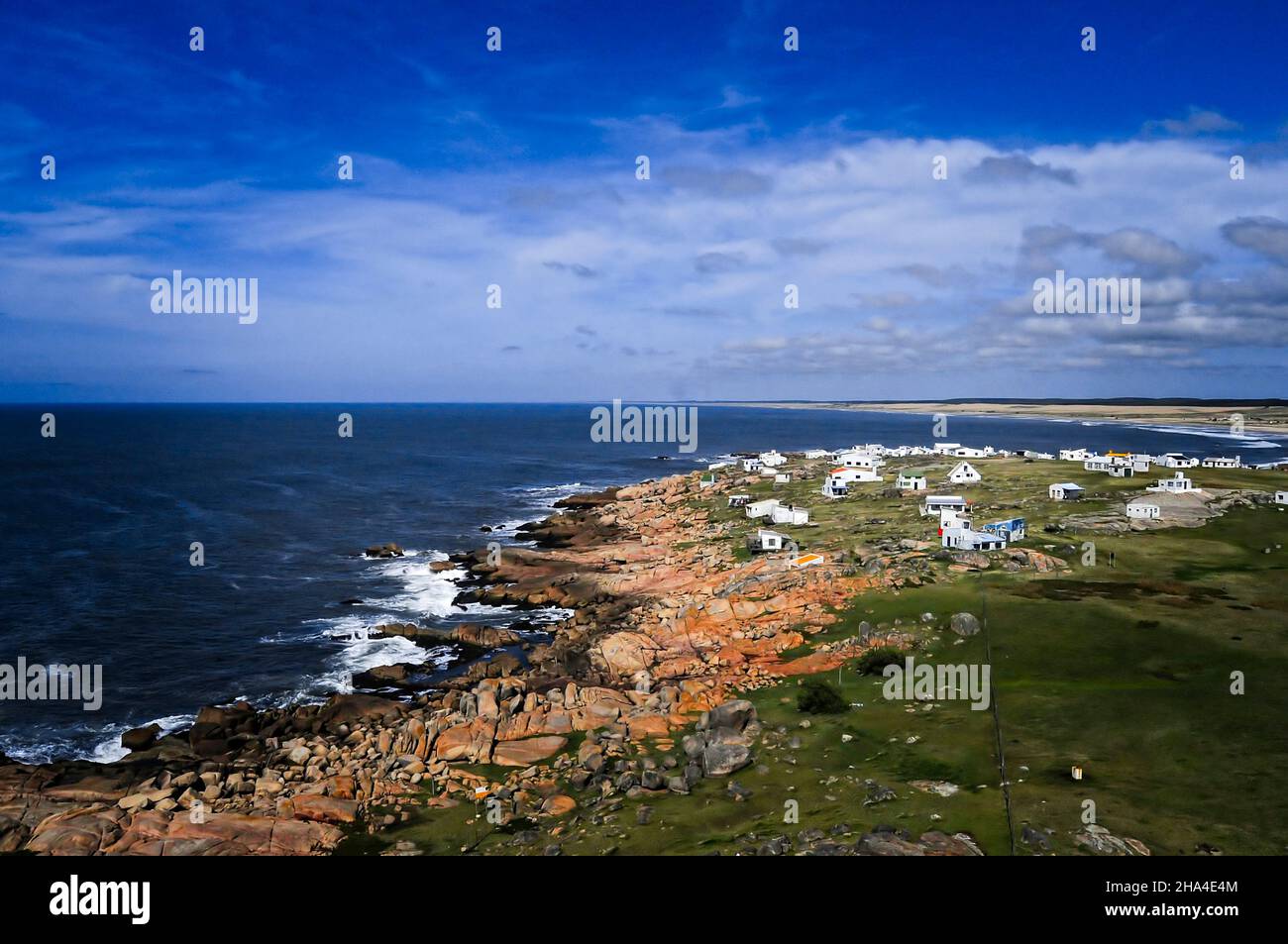 Paysage côtier de Punta Polonio Banque D'Images