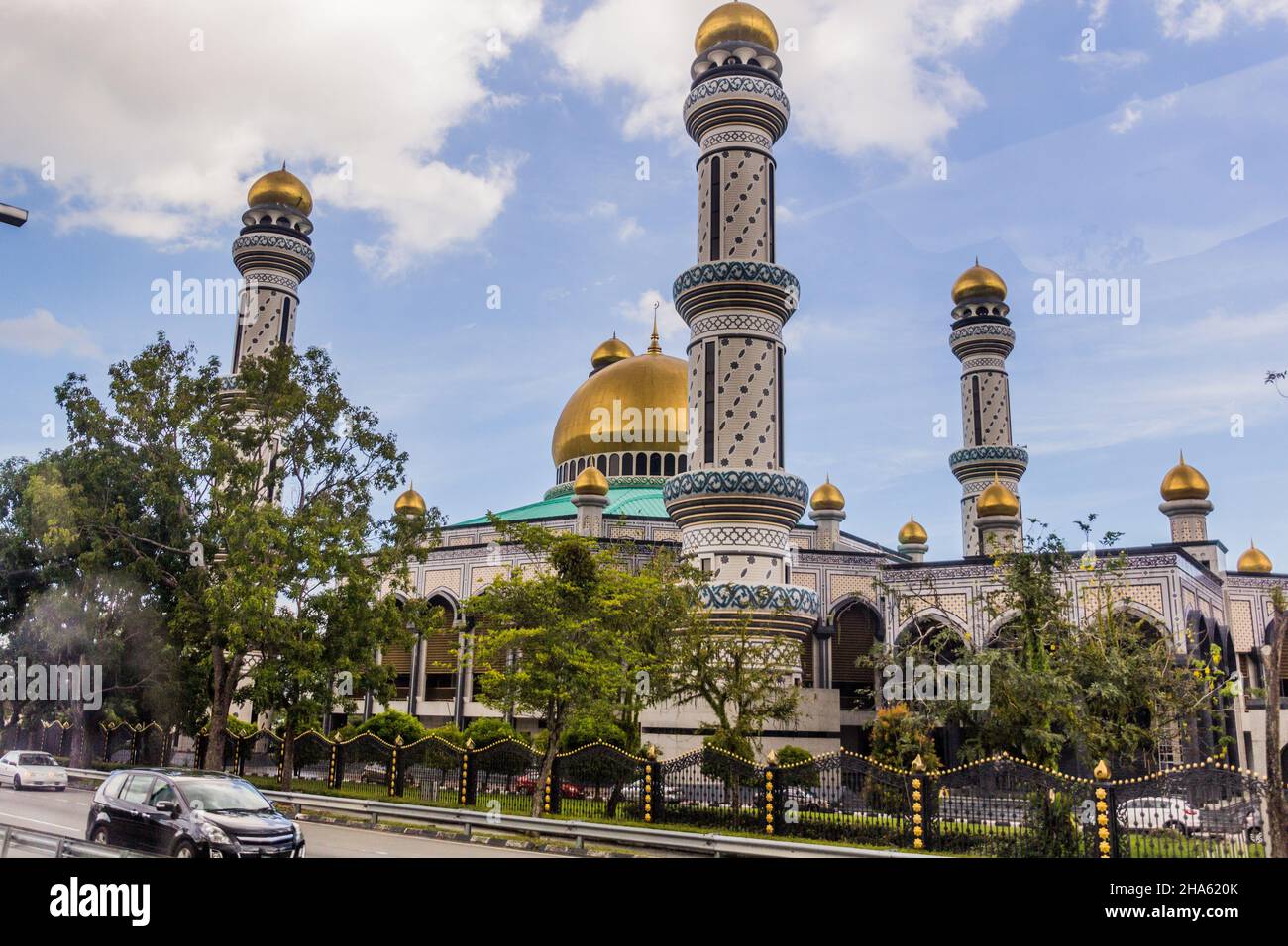 Mosquée ASR Hassanil Bolkiah de JaME à Bandar Seri Begawan, Brunei Banque D'Images