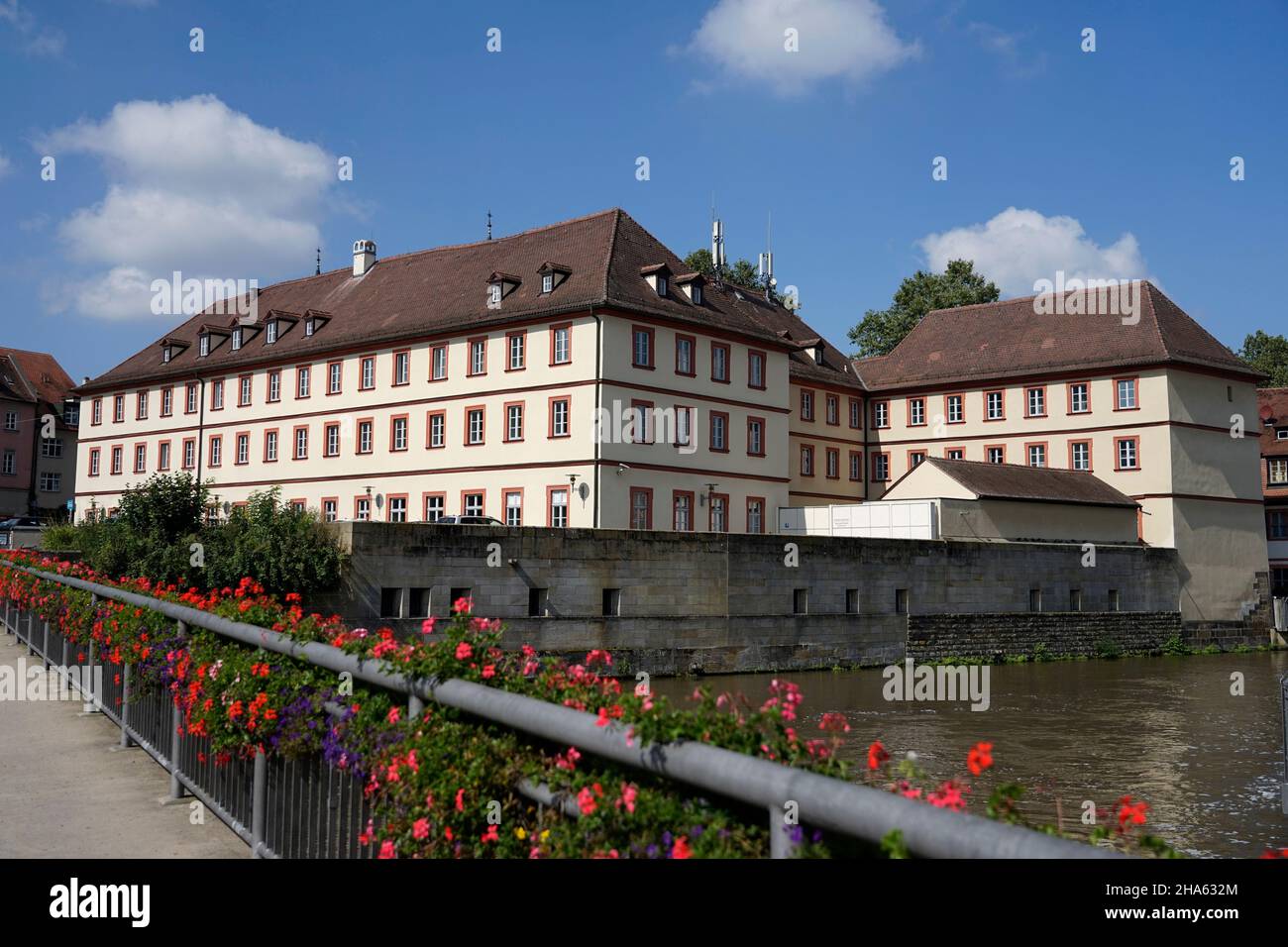 allemagne,bavière,haute-franconie,bamberg,schranne,ancien monastère franciscain,aujourd'hui bureau de numérisation,poste de police Banque D'Images