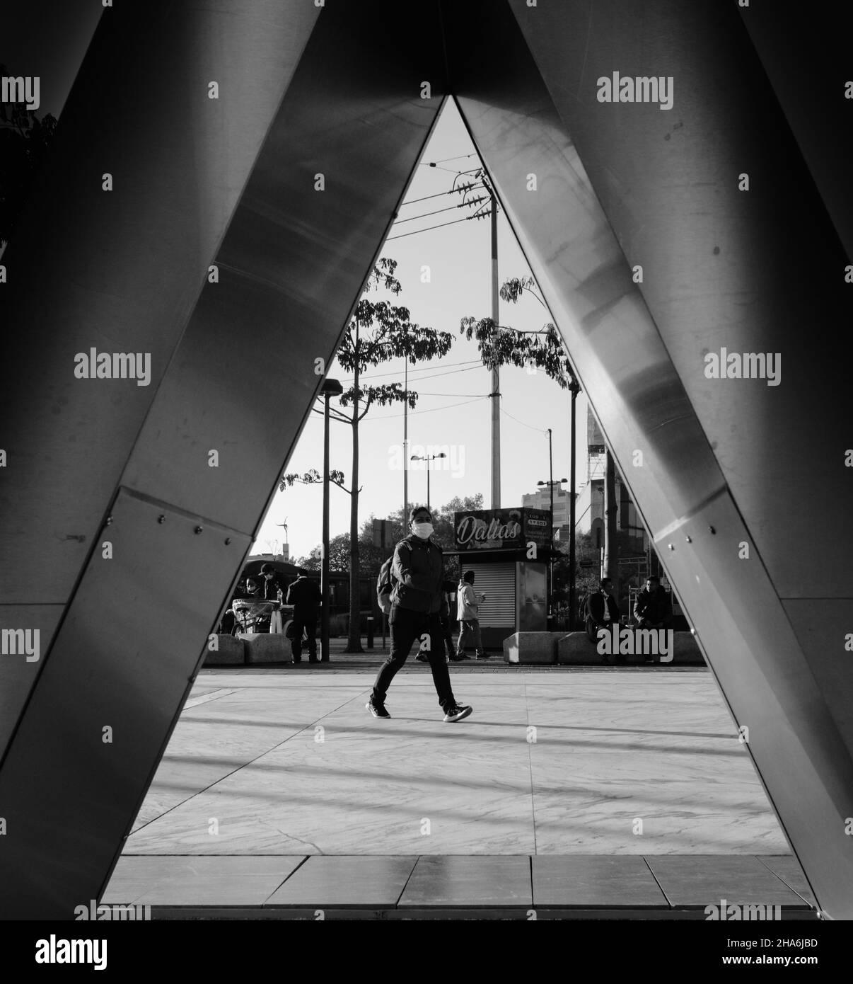 Photographie de rue en couleur Banque D'Images