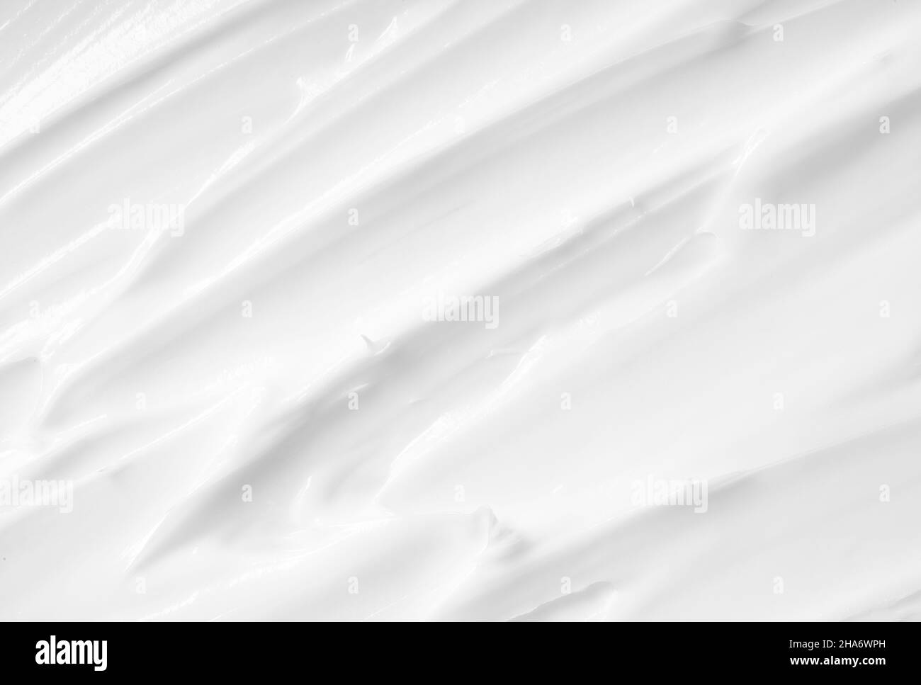 Texture de la crème de beauté. Lotion blanche, hydratant, soin de la peau, application de cosmétiques. Banque D'Images