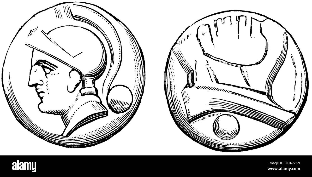 Coin: Fülz, , (Encyclopédie, 1893) Banque D'Images