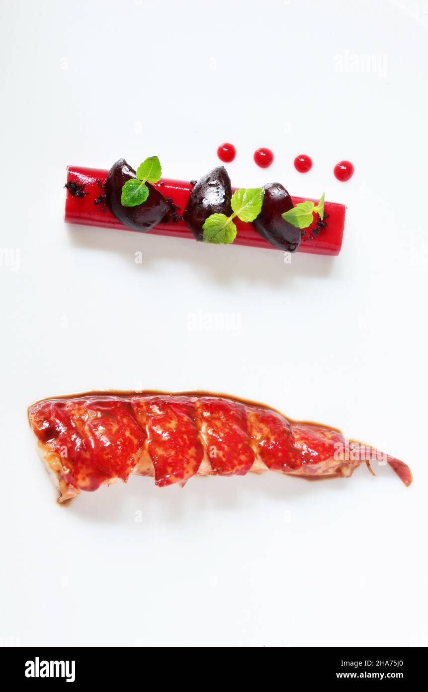 FRANCE.PARIS (75) 8TH ARRONDISSEMENT.HÔTEL MANDARIN ORIENTAL.LE CHEF THIERRY MARX EST À LA TÊTE DES DEUX RESTAURANTS DE L'HÔTEL, LE CAMELIA ET LE SUR-M. Banque D'Images