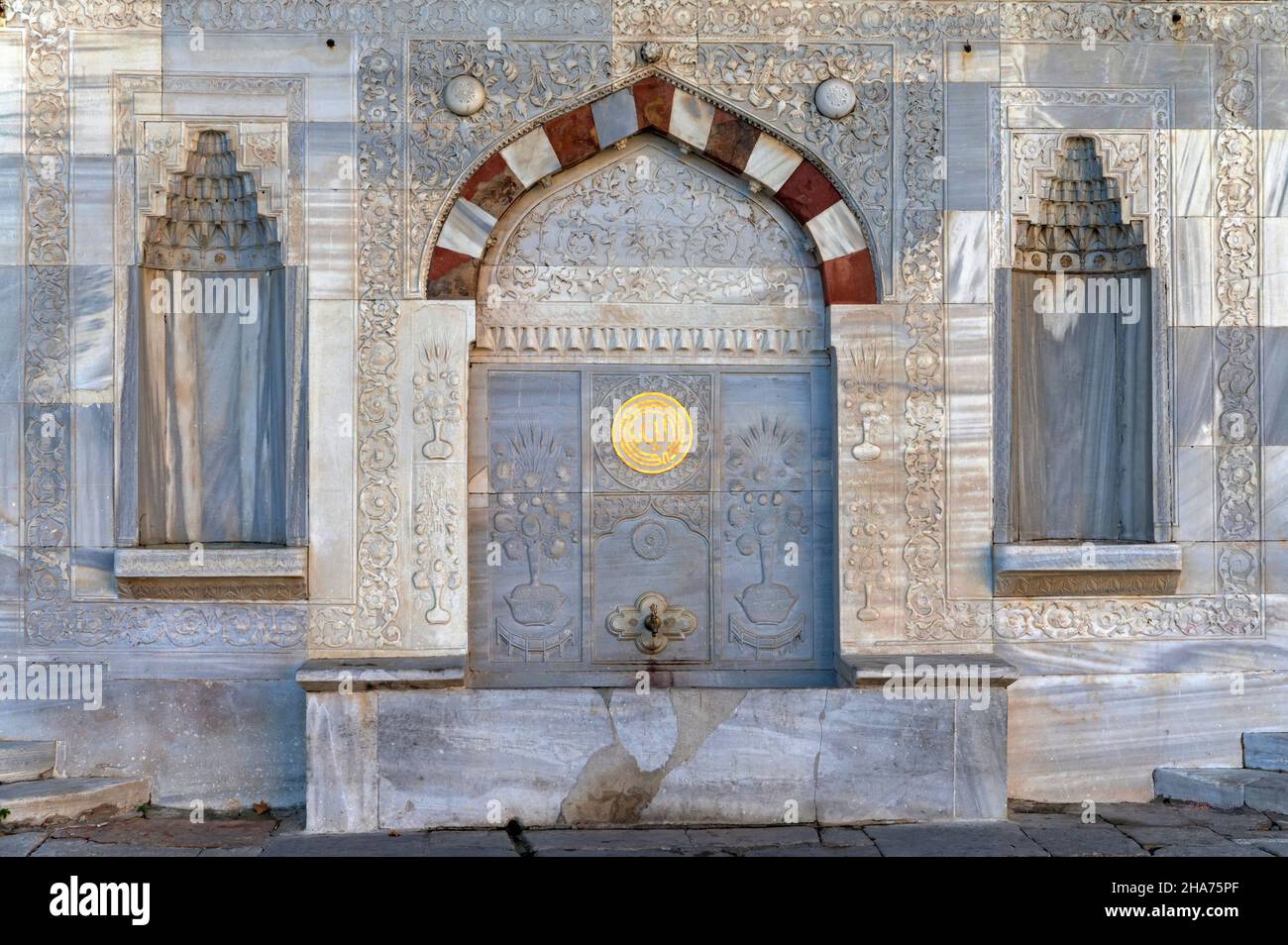 Turquie, Istanbul, Mosquée Süleymaniye, Tirage vintage, ca.1918 tirage