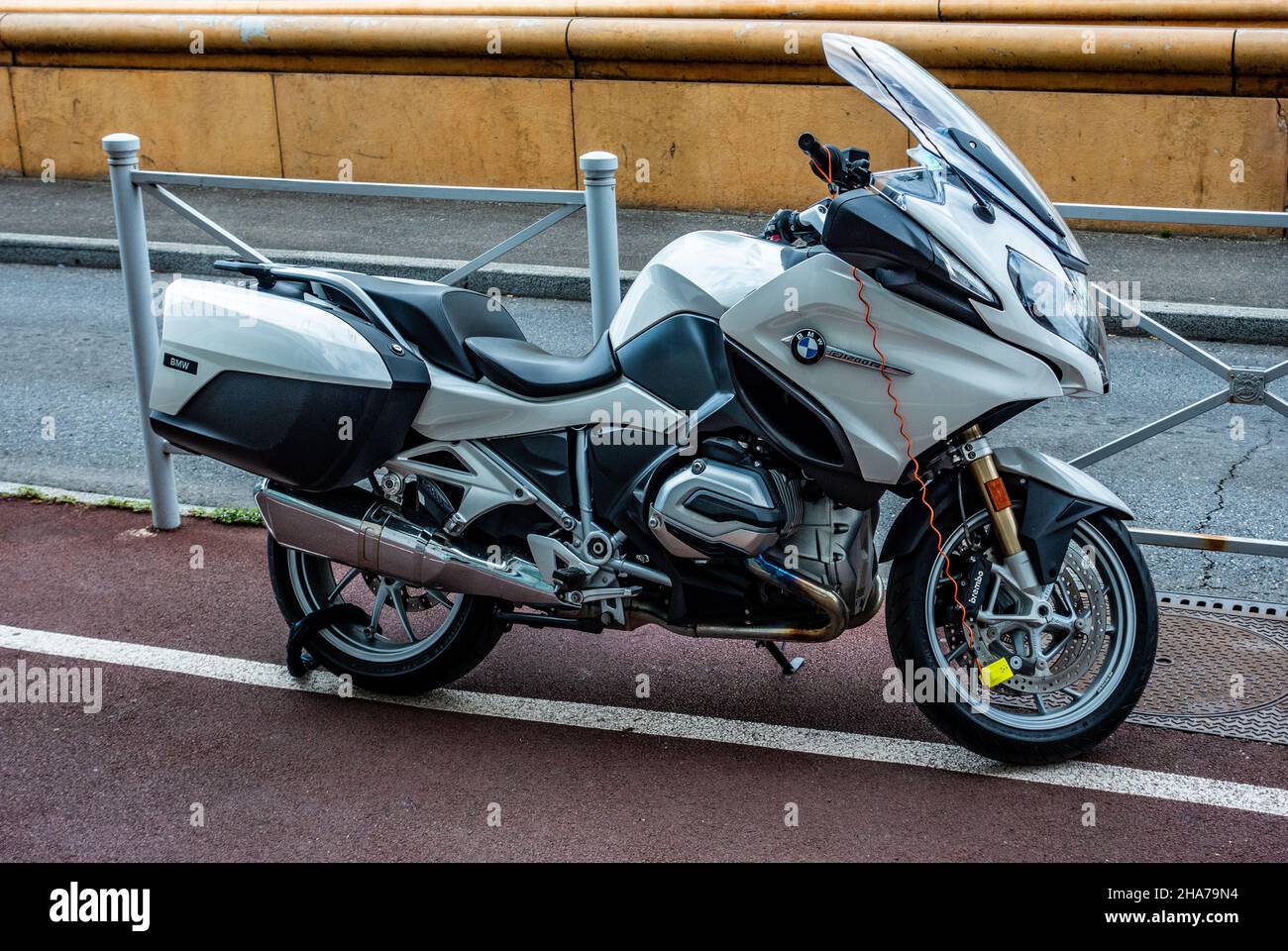 BMW.1200 moto RT Banque D'Images