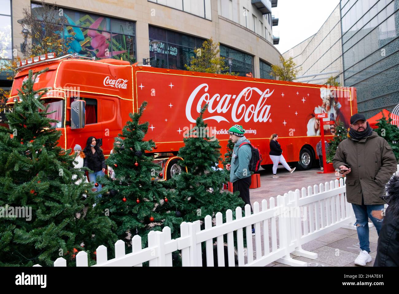 Miniature 1/43 Camion Publicitaire Coca-Cola Noël - Del Holliday Christmas