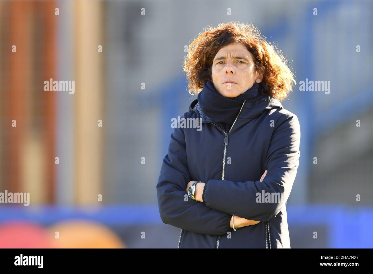 Rita Guarino (entraîneur-chef Inter) pendant la série Un match entre le FC Internazionale et US Sassuolo Calcio au stade Speroni à Busto Arsizio (va), Italie Cristiano Mazzi/SPP Banque D'Images