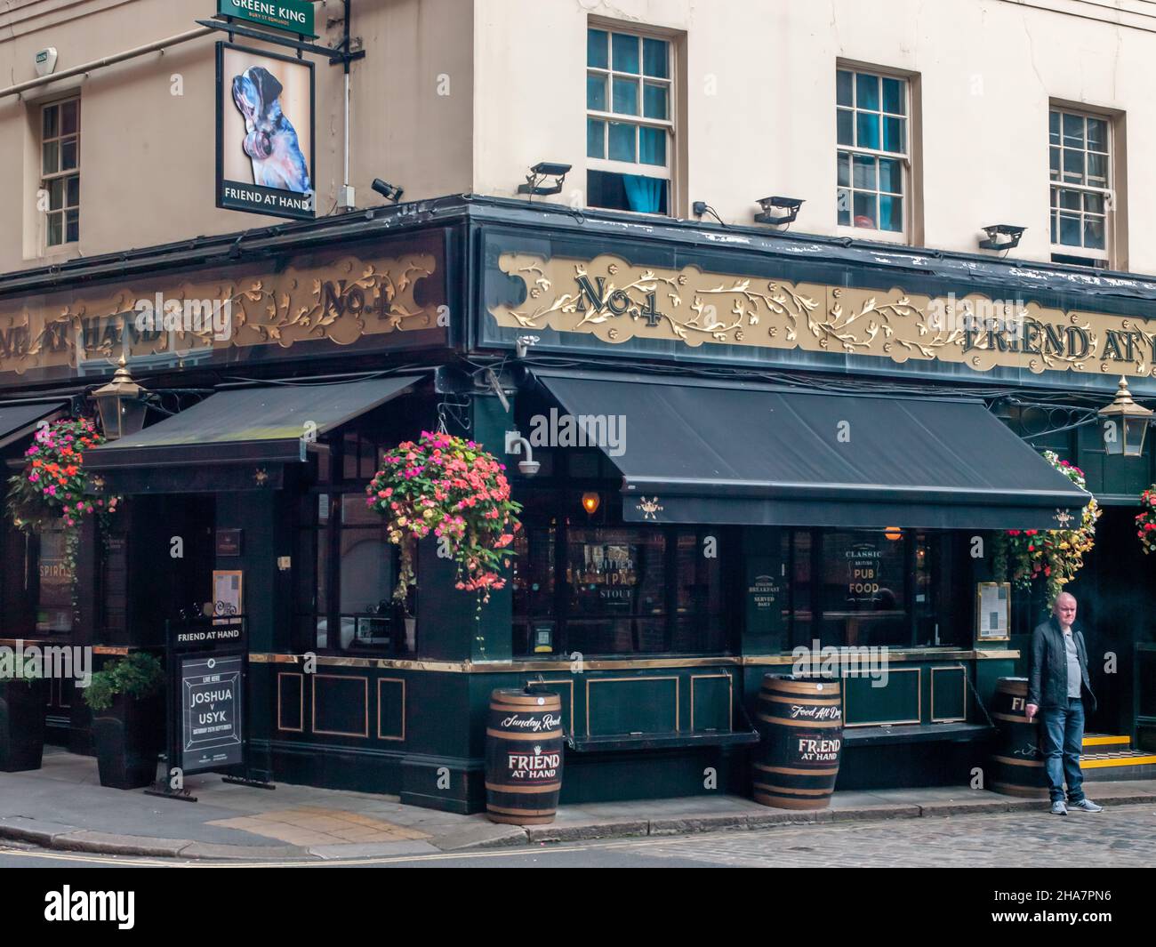 The Friend at Hand Pub, Bloomsbury, Londres, Royaume-Uni Banque D'Images