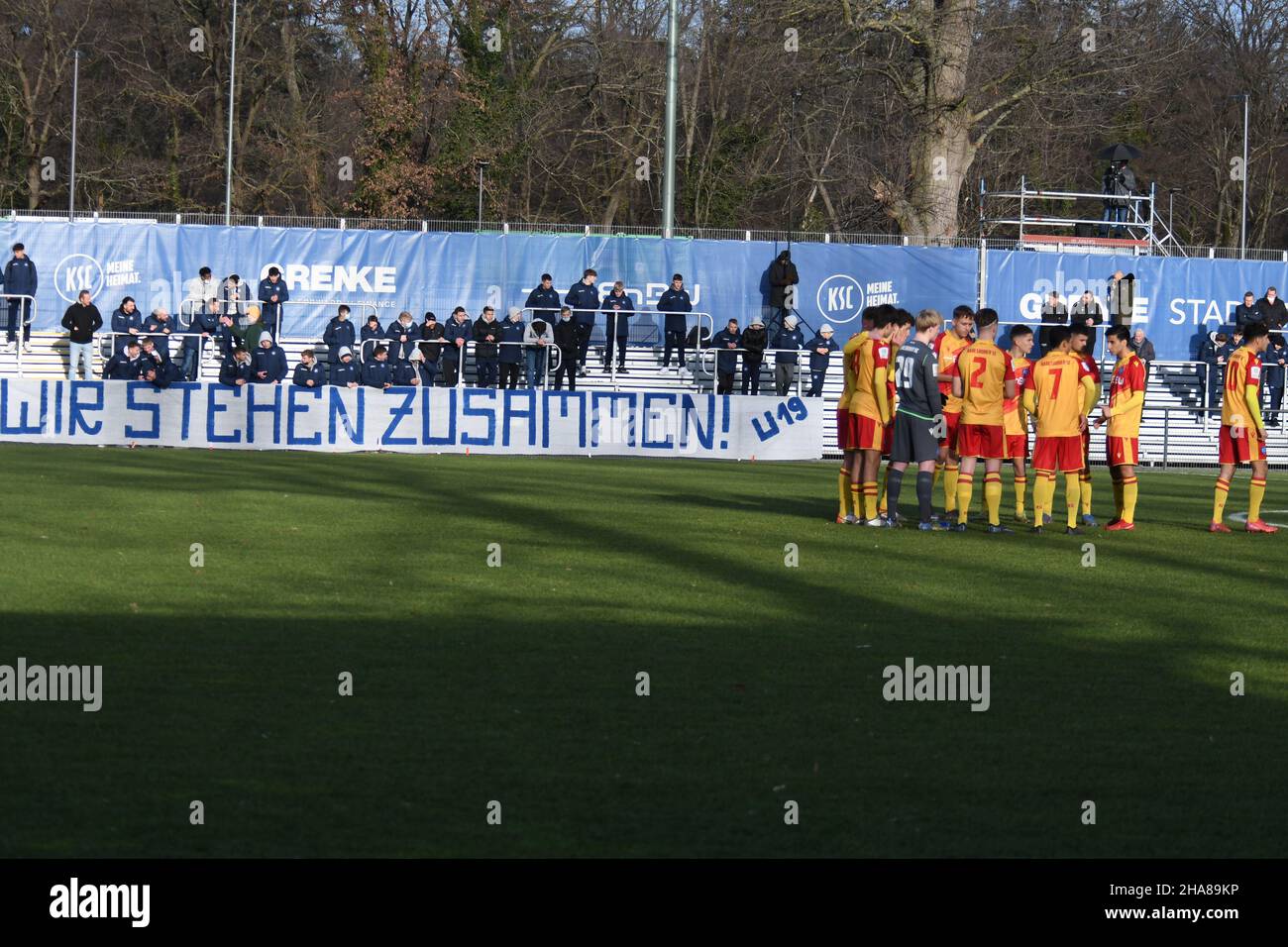 KSC B-Junioren Bundesliga gegen FC Nürnberg Youth League karlsruher SC Banque D'Images