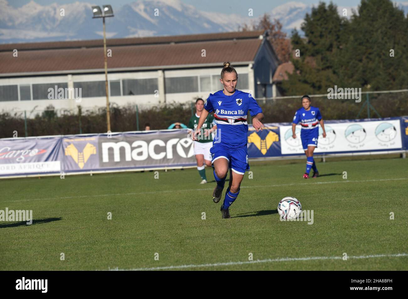 Michela Giordano (Sampdoria) pendant Hellas Verona femmes vs UC Sampdoria, football italien Serie A Women Match à Vérone, Italie, décembre 11 2021 Banque D'Images