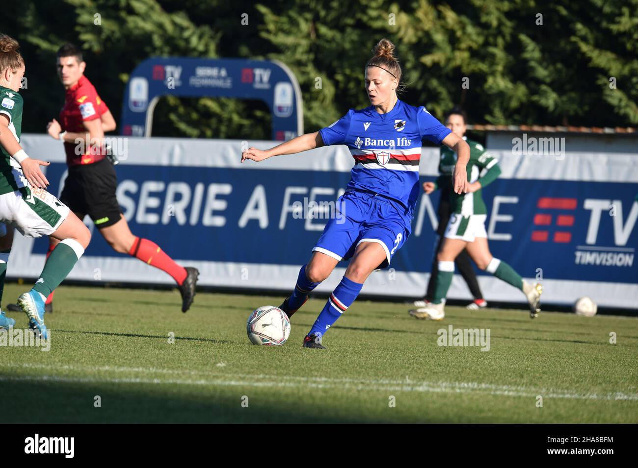 Florin Wagner (Sampdoria) pendant Hellas Verona femmes vs UC Sampdoria, football italien Serie A Women Match à Vérone, Italie, décembre 11 2021 Banque D'Images