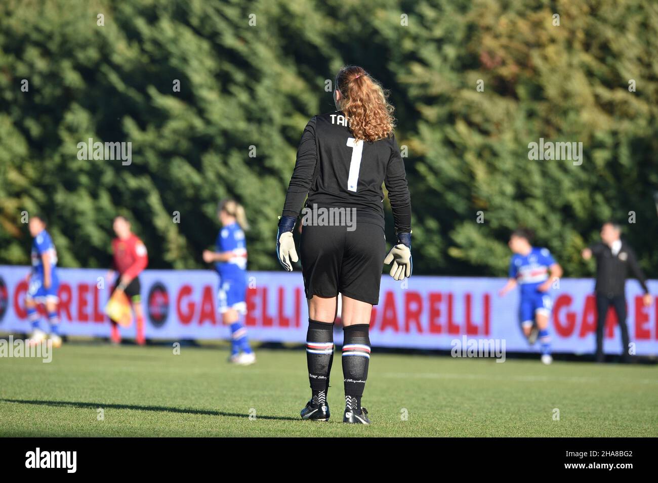 Amanda Tampieri (Sampdoria) pendant Hellas Verona femmes vs UC Sampdoria, football italien Serie A Women Match à Vérone, Italie, décembre 11 2021 Banque D'Images