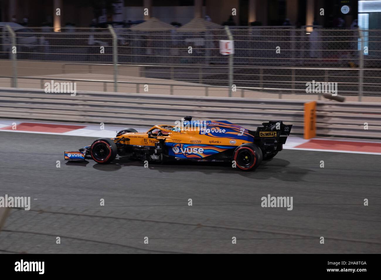 ABU DHABI, ÉMIRATS ARABES UNIS - DÉCEMBRE 11 : Daniel Ricciardo, McLaren Driving (3) du Grand Prix d'Abu Dhabi F1 au circuit Yas Marina Banque D'Images