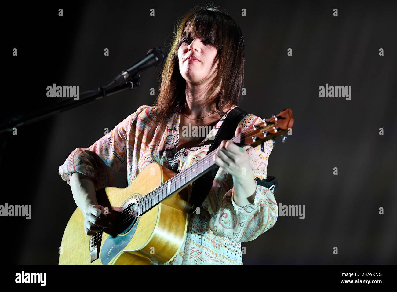 Padoue, Italie.12th décembre 2021.11.12.2021 Carmen Consoli -Je voulais être une star de rock- GRAN TEATRO GEOX - PADOUE dans la photo Carmen Consoli crédit: Agence de photo indépendante/Alamy Live News Banque D'Images