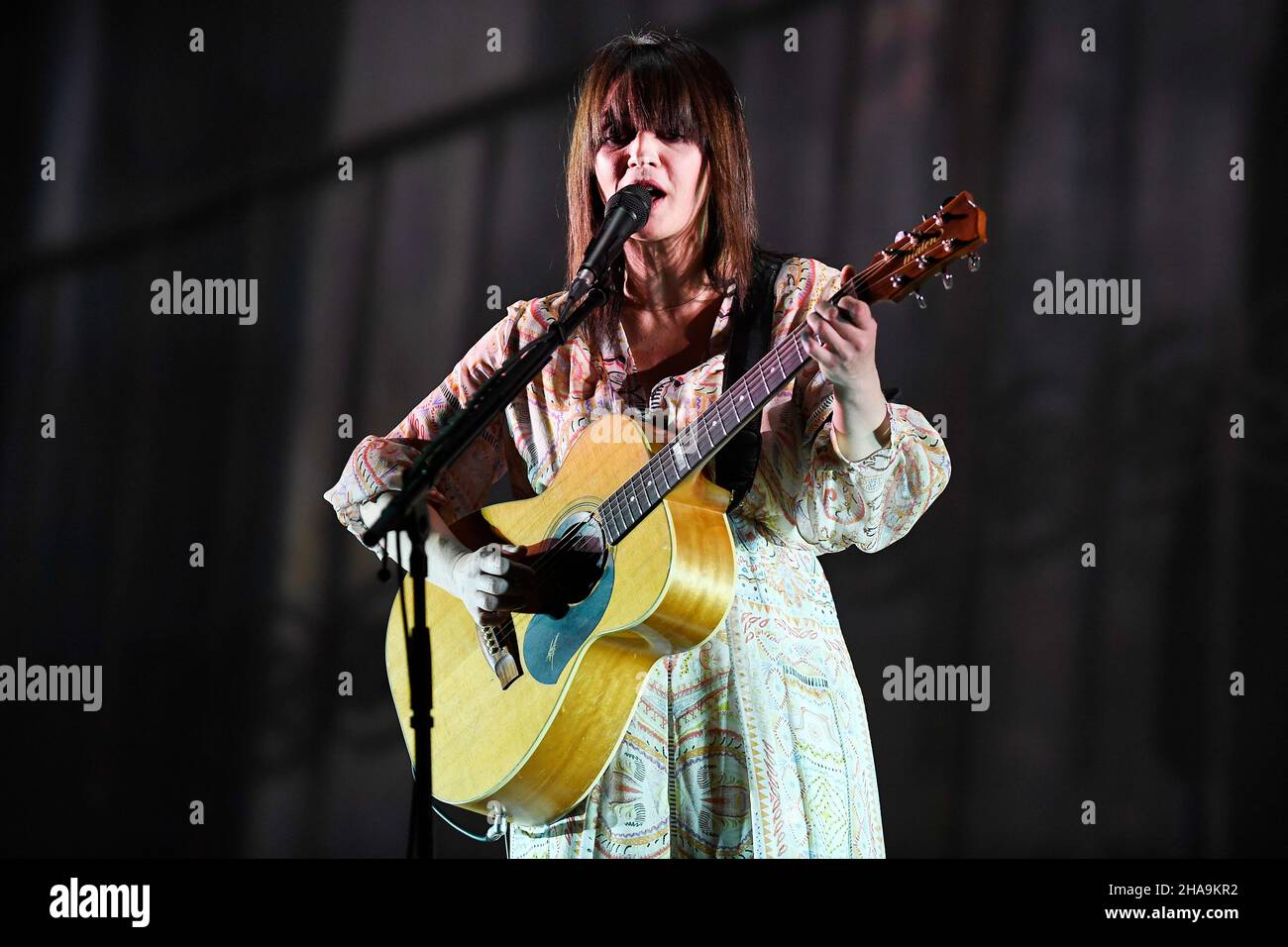 Padoue, Italie.12th décembre 2021.11.12.2021 Carmen Consoli -Je voulais être une star de rock- GRAN TEATRO GEOX - PADOUE dans la photo Carmen Consoli crédit: Agence de photo indépendante/Alamy Live News Banque D'Images