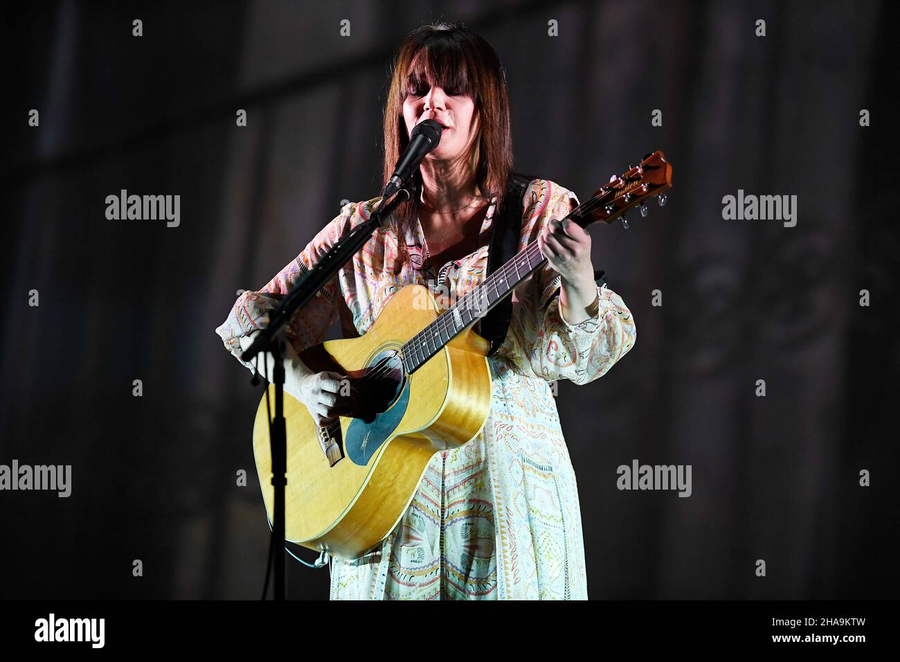 Padoue, Italie.12th décembre 2021.11.12.2021 Carmen Consoli -Je voulais être une star de rock- GRAN TEATRO GEOX - PADOUE dans la photo Carmen Consoli crédit: Agence de photo indépendante/Alamy Live News Banque D'Images